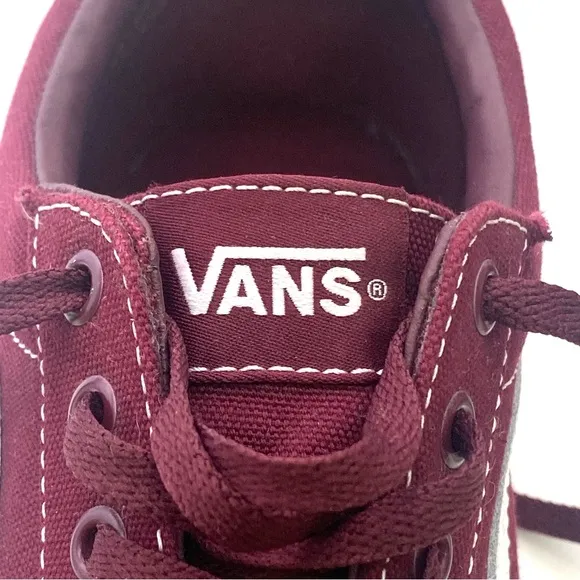 Vans Men’s Old Skool Off the Wall Burgundy/White Sneakers