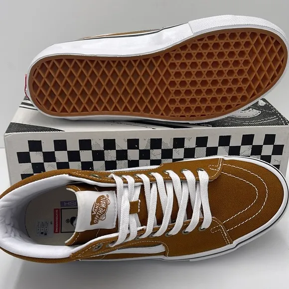 Vans Men’s Skate Sk8-Hi Canvas Golden BrownVN0A5FCC1M7 Sneakers