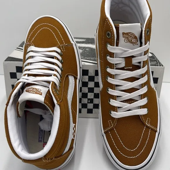 Vans Men’s Skate Sk8-Hi Canvas Golden BrownVN0A5FCC1M7 Sneakers