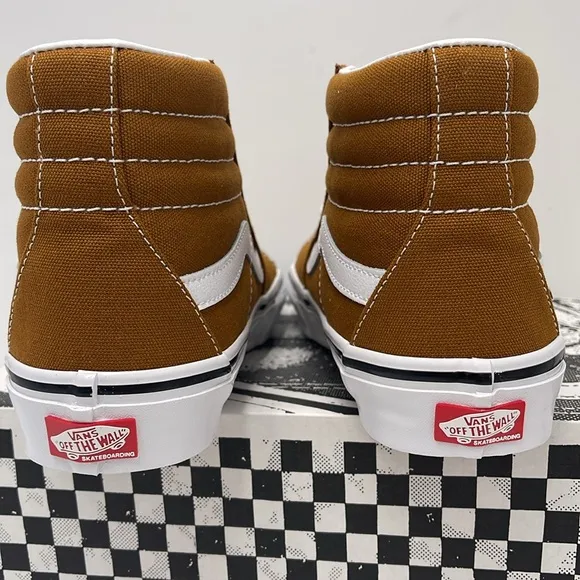 Vans Men’s Skate Sk8-Hi Canvas Golden BrownVN0A5FCC1M7 Sneakers