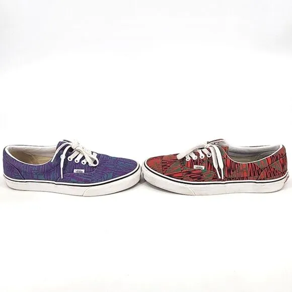 Vans MoMA x Era Faith Ringgolds Feminist Posters Sneakers Mens Size 10 Red Black