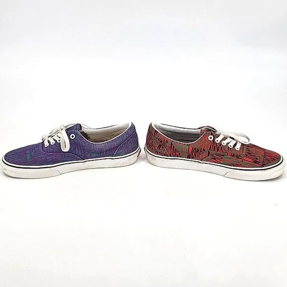 Vans MoMA x Era Faith Ringgolds Feminist Posters Sneakers Mens Size 10 Red Black