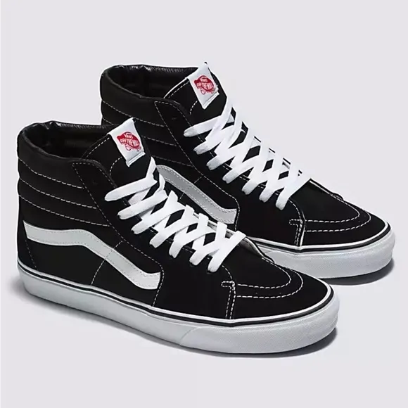 Vans Off The Wall - SK8 Hi - Sneakers - Black - Men size 10