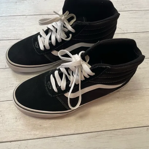 Vans Off The Wall - SK8 Hi - Sneakers - Black - Men size 10