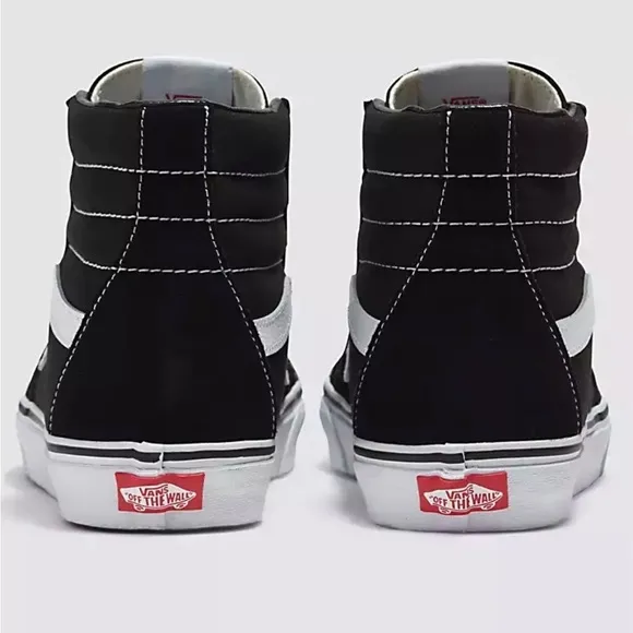 Vans Off The Wall - SK8 Hi - Sneakers - Black - Men size 10
