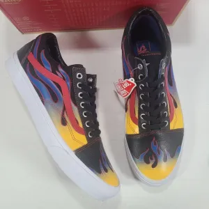 Vans Old Skool Racer Black Red Sneakers Men's Size 11.5