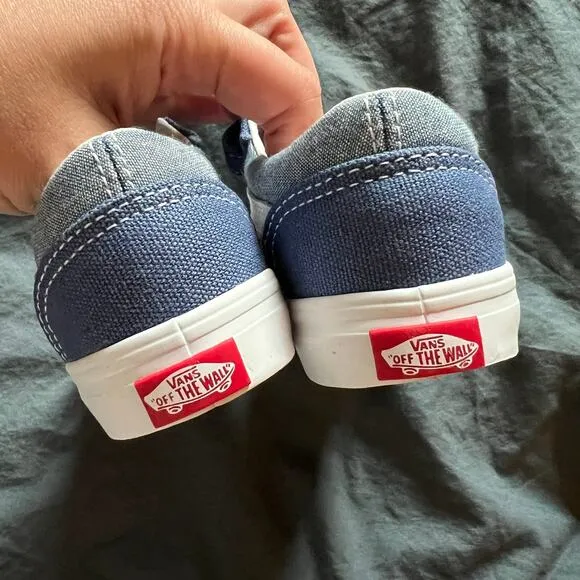 Vans Old Skool V Chambray Canvas Sneakers