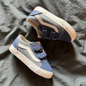 Vans Old Skool V Chambray Canvas Sneakers