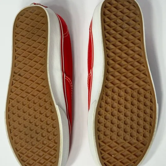 Vans Red Canvas Sneakers pre owned
