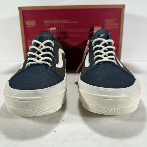 Vans Sentry Old Skool Waxed Canvas Forest Night Platform Sneakers Women Size 10