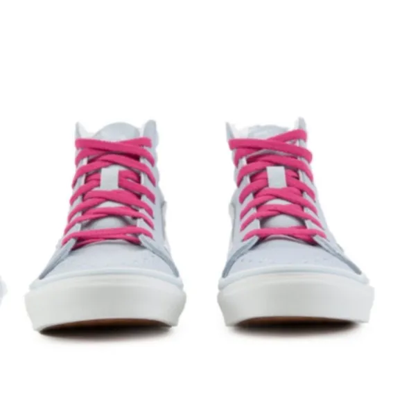 VANS ~SEQUIN PATCH HI-ZIP SNEAKERS (NWT)