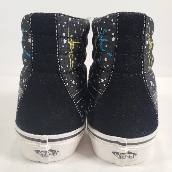 Vans Sk8-Hi 38 DX Anaheim Factory Cosmic Love Black White Sneakers Women’s 10.5
