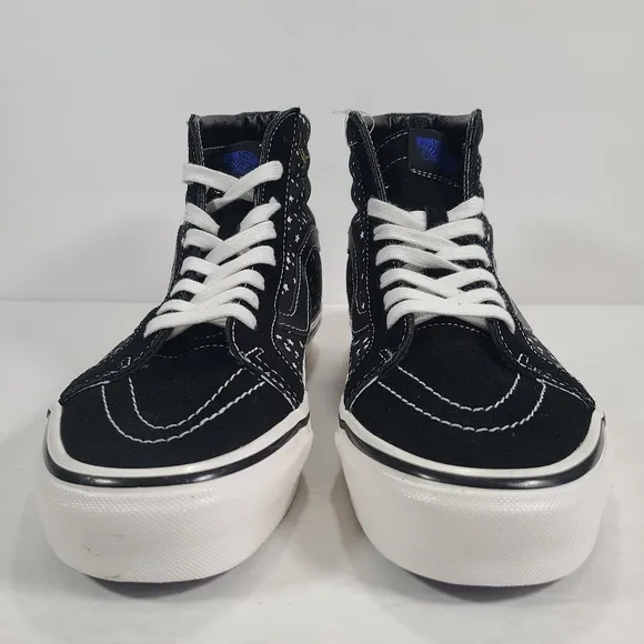 Vans Sk8-Hi 38 DX Anaheim Factory Cosmic Love Black White Sneakers Women’s 10.5