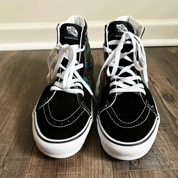 Vans Sk8-Hi Black Underwater Suede Canvas Mens Size 11.5 VN0A4BV6RQ5 Sneakers