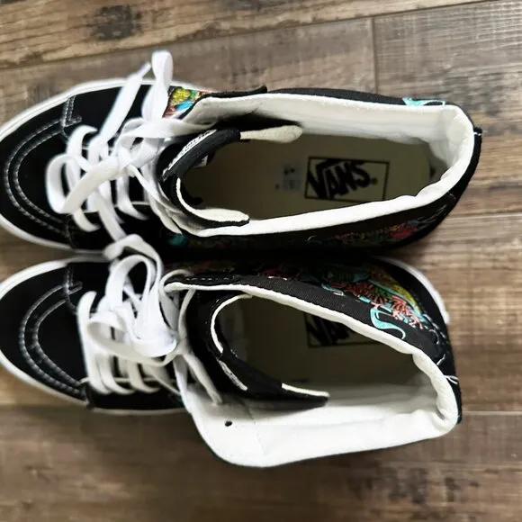 Vans Sk8-Hi Black Underwater Suede Canvas Mens Size 11.5 VN0A4BV6RQ5 Sneakers