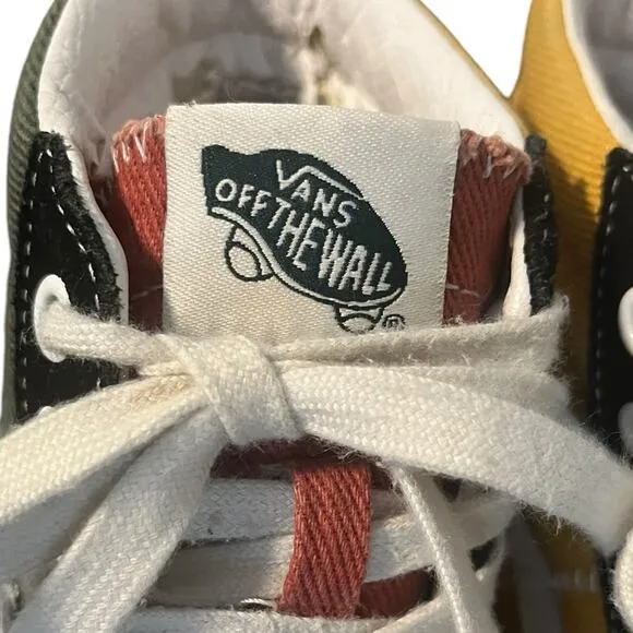 VANS SK8-Hi Varsity Multicolor Blanc De Blanc Sneakers Shoe Women’s Size 8
