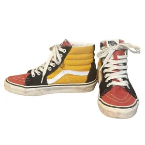 VANS SK8-Hi Varsity Multicolor Blanc De Blanc Sneakers Shoe Women’s Size 8