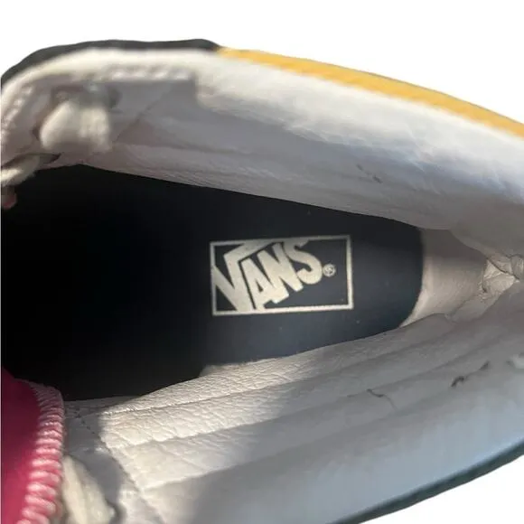 VANS SK8-Hi Varsity Multicolor Blanc De Blanc Sneakers Shoe Women’s Size 8