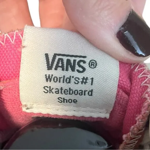VANS SK8-Hi Varsity Multicolor Blanc De Blanc Sneakers Shoe Women’s Size 8