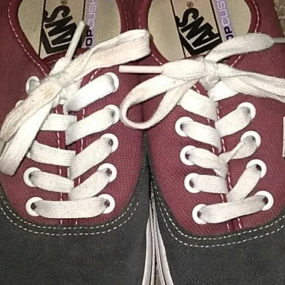 Vans Skateboarding Colorblock Sneakers in Asphalt/Pomegranate