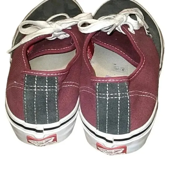 Vans Skateboarding Colorblock Sneakers in Asphalt/Pomegranate
