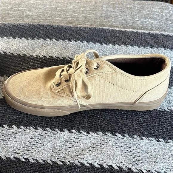 Vans Tan Canvas Sneakers Men size 10