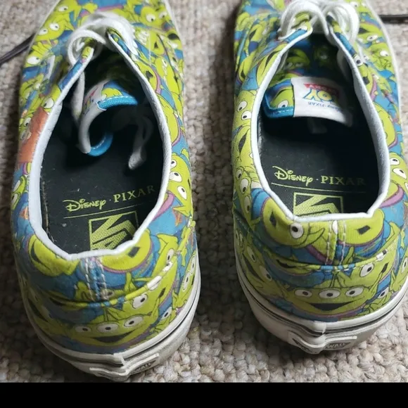 Vans Toy Story Alien Glow In The Dark Sneakers