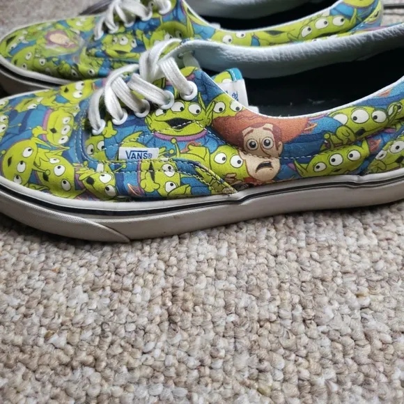 Vans Toy Story Alien Glow In The Dark Sneakers