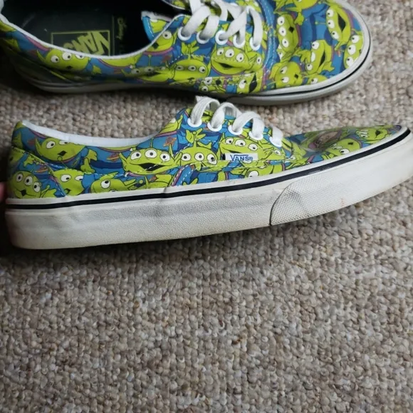 Vans Toy Story Alien Glow In The Dark Sneakers