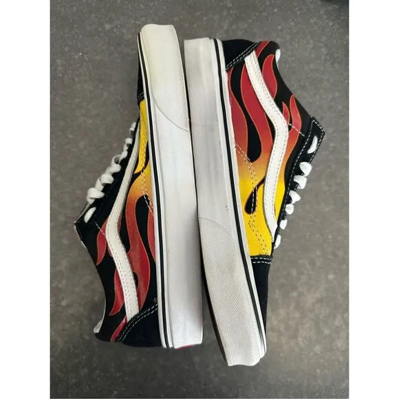 Vans Unisex Flame Old Skool Sneakers