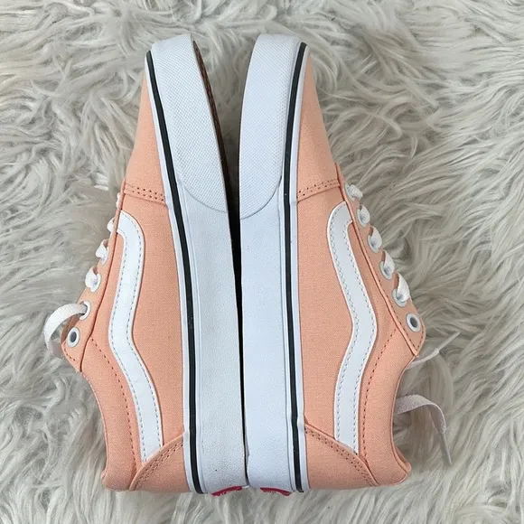 VANS Ward Canvas Tropical Peach Women’s Sneakers Old Skool Shoe Size 5 NEW