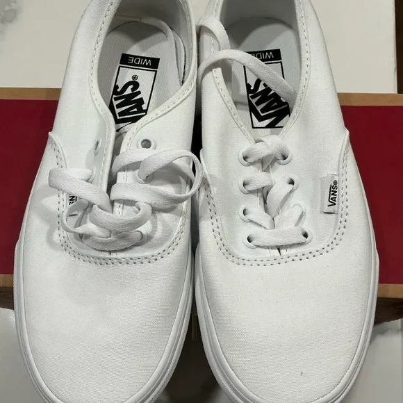 Vans white Classic Canvas