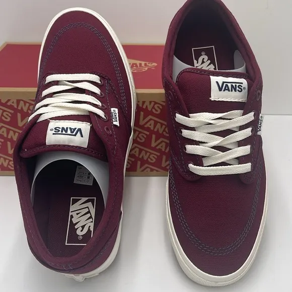 Vans WMNS Burgundy Canvas Sneakers AtwoodOutdoor Port RovaleVN000CX84QU