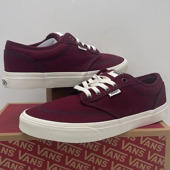 Vans WMNS Burgundy Canvas Sneakers AtwoodOutdoor Port RovaleVN000CX84QU