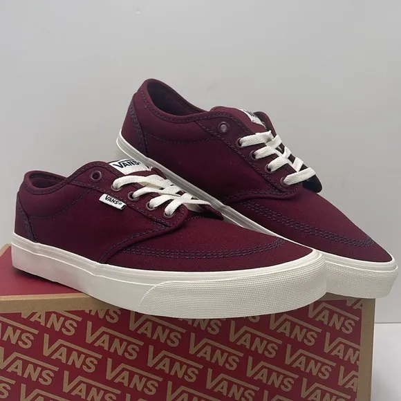 Vans WMNS Burgundy Canvas Sneakers AtwoodOutdoor Port RovaleVN000CX84QU
