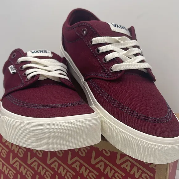 Vans WMNS Burgundy Canvas Sneakers AtwoodOutdoor Port RovaleVN000CX84QU