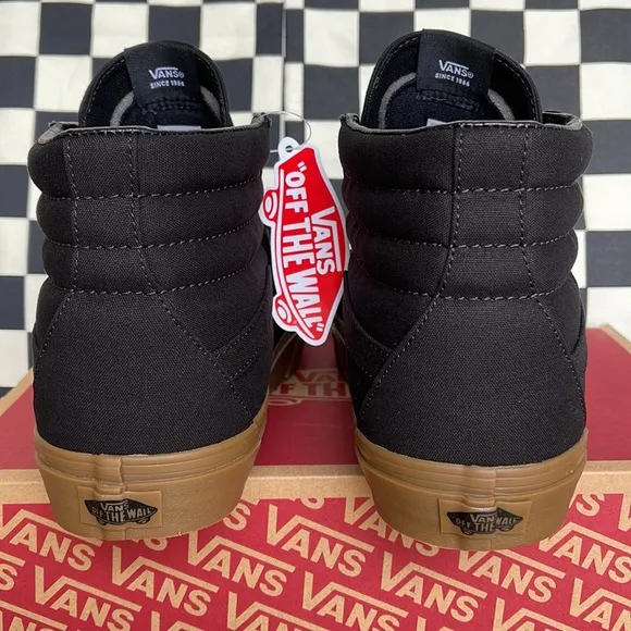 Vans WMNS Sk8-Hi Reissue Canvas Gum Black/Light Gum  sneakers