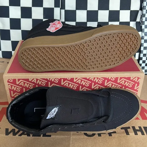 Vans WMNS Sk8-Hi Reissue Canvas Gum Black/Light Gum  sneakers