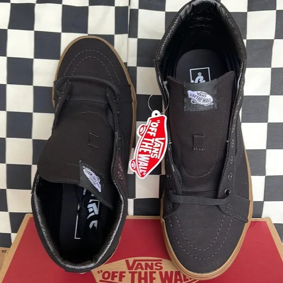 Vans WMNS Sk8-Hi Reissue Canvas Gum Black/Light Gum  sneakers