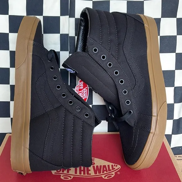 Vans WMNS Sk8-Hi Reissue Canvas Gum Black/Light Gum  sneakers