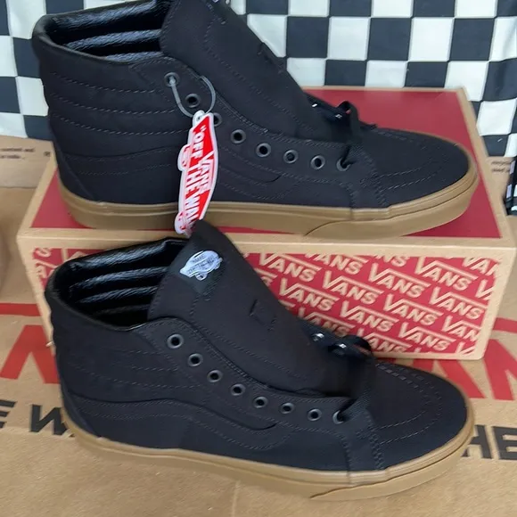 Vans WMNS Sk8-Hi Reissue Canvas Gum Black/Light Gum  sneakers