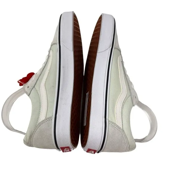 Vans Womens Ward Lo Top Sneaker Seafoam Green Size 10 NWT Casual Comfort Canvas
