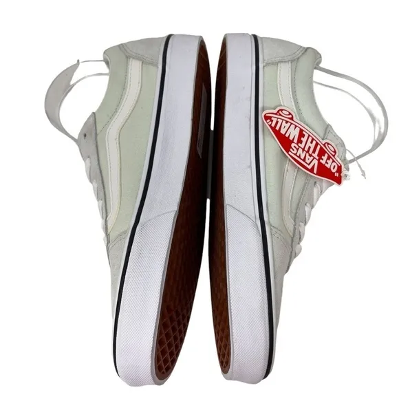 Vans Womens Ward Lo Top Sneaker Seafoam Green Size 10 NWT Casual Comfort Canvas