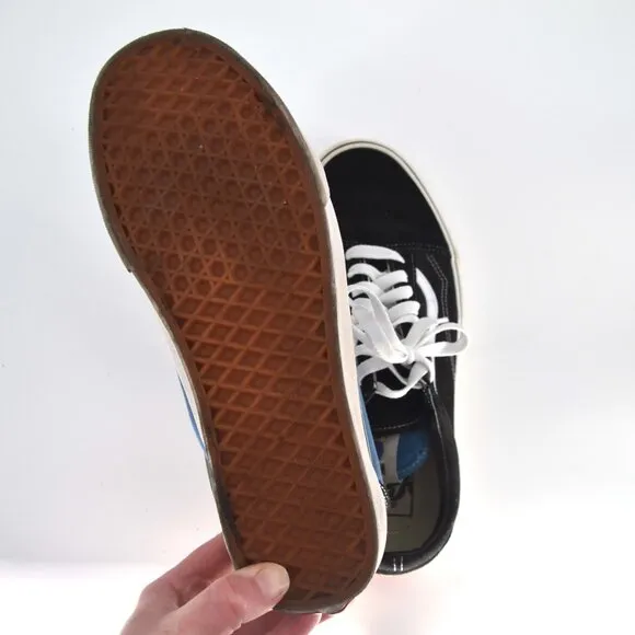 VANS X Kids of Immigrants Old Skool Lo Sneakers Suede Canvas Navy Blue Men's 10