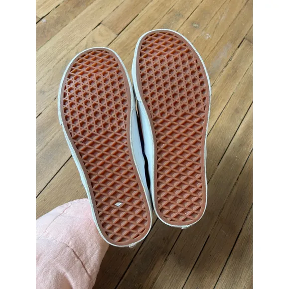 Vans X PRIDE Mens Patchwork Leather Colorblock Slipon Sneakers Size 7