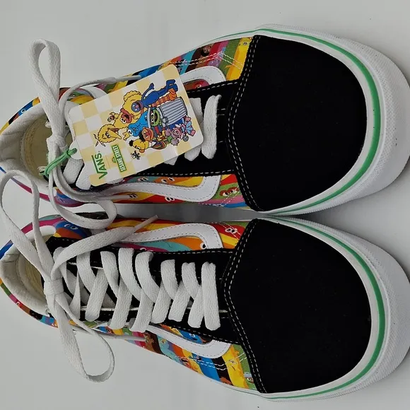 Vans X Sesame Street Old Skool Sneakers Black 9.5M/11W