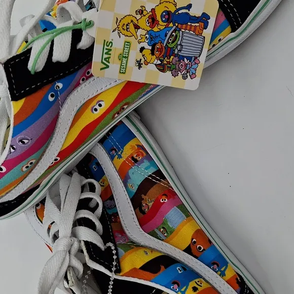 Vans X Sesame Street Old Skool Sneakers Black 9.5M/11W