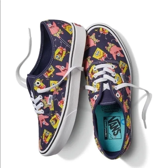 Vans x SpongeBob Comfycush Authentic Alohabob Limited Edition Shoe Size 11.5 Men