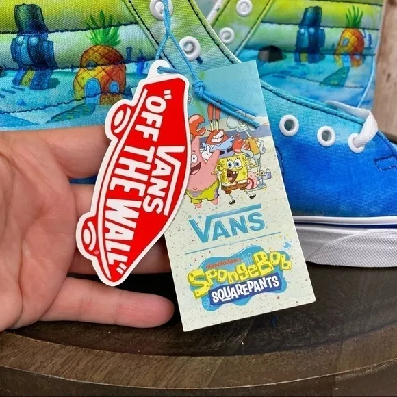 Vans x SpongeBob Sk8-Hi Imaginaaation High Top Sneakers Size 11.5 Men