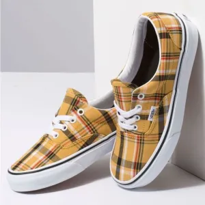 Vans Era Plaid Canvas Sneakers - Yellow Plaid